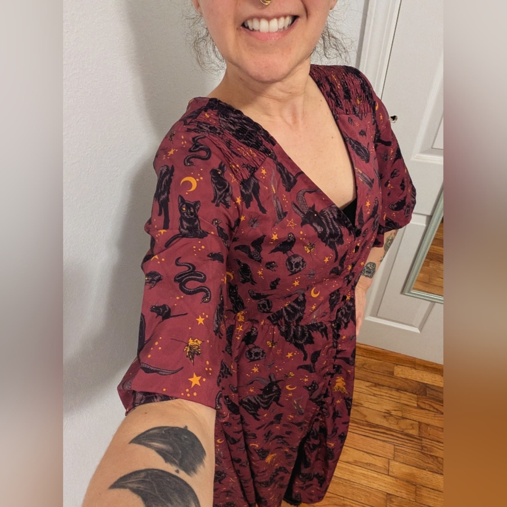 Fun Goth Witchy Dress! Cottagecore